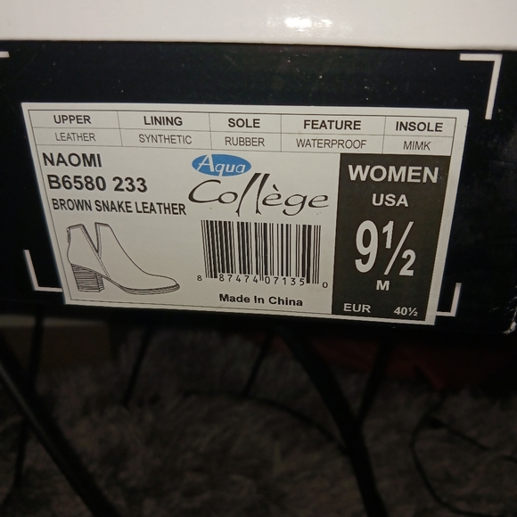 New Snakeskin Ankle Boot - Picture 5 of 7